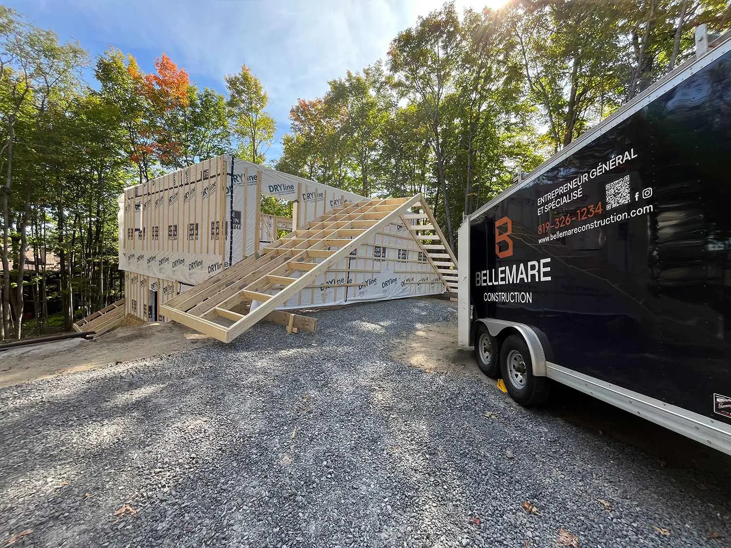 Construction De Charpente Maison Neuve Laurentides