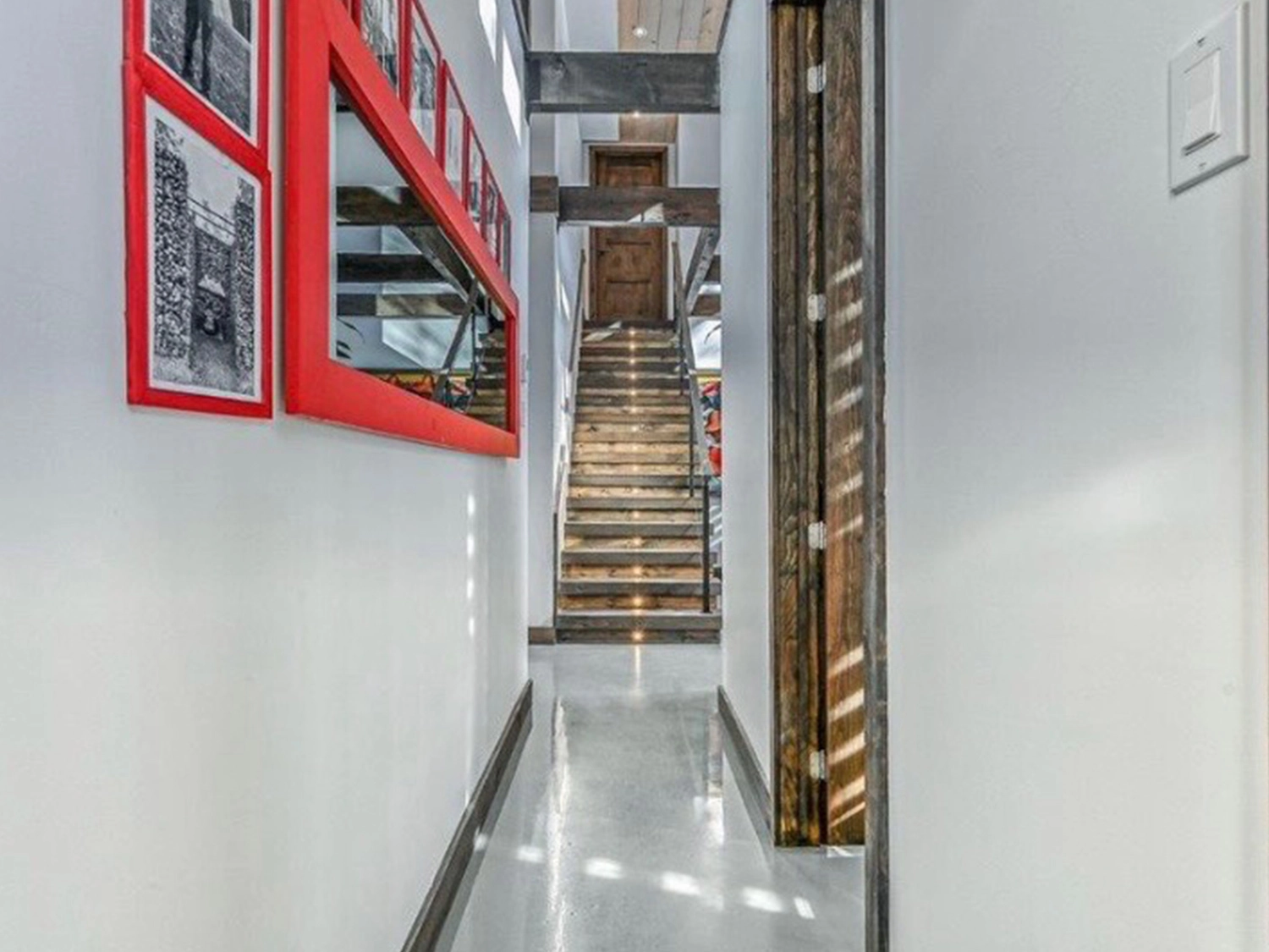 Construction Maison Neuve Farmhouse Escalier Sur Mesure