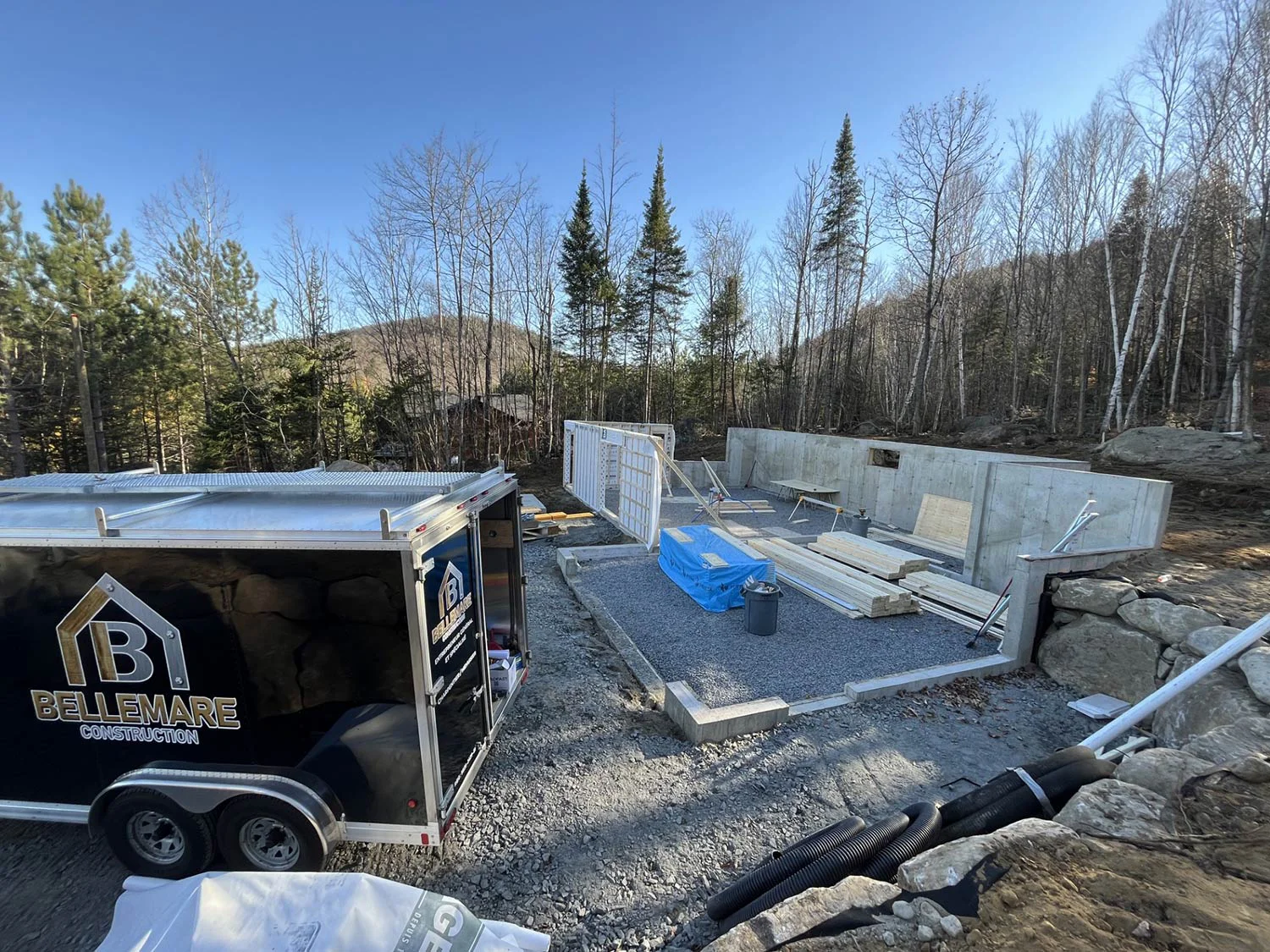 Construction Neuve Maison Fondations Laurentides