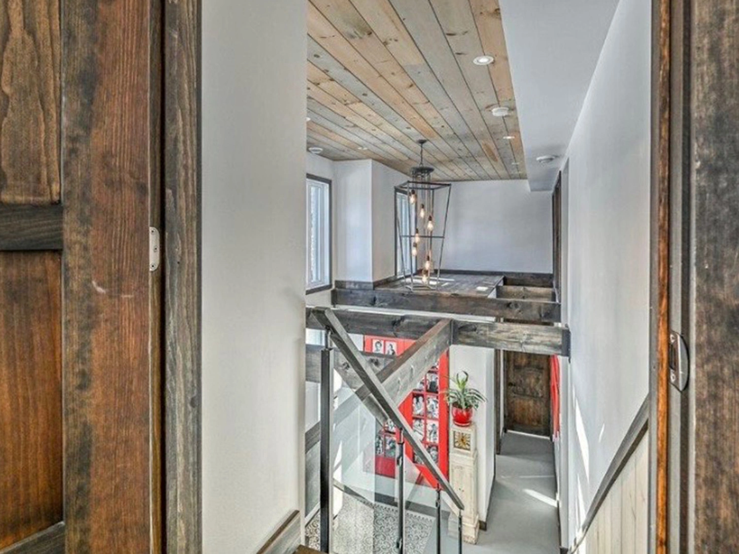 Entrée Maison Vue Aérienne Construction Neuve