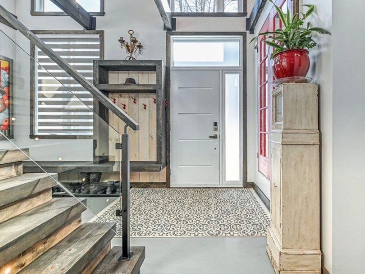 Entrée Principale Aménagement Fonctionnel Construction