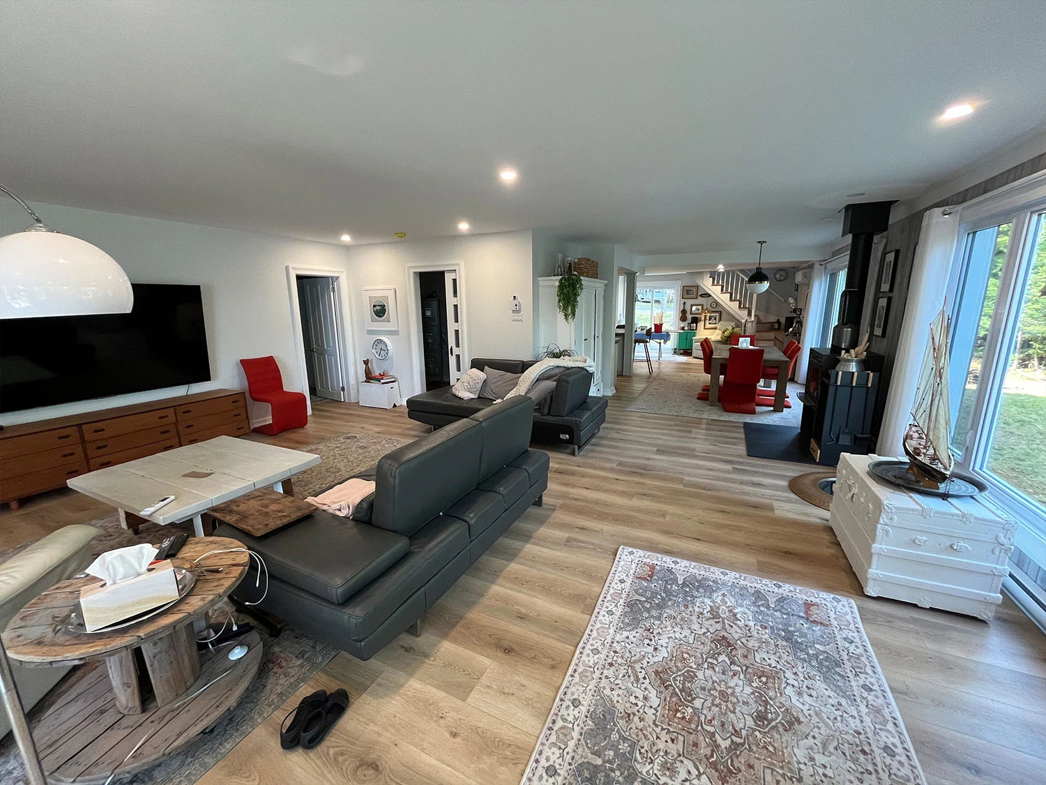 Rénovation Aire Ouverte Salon Salle À Manger