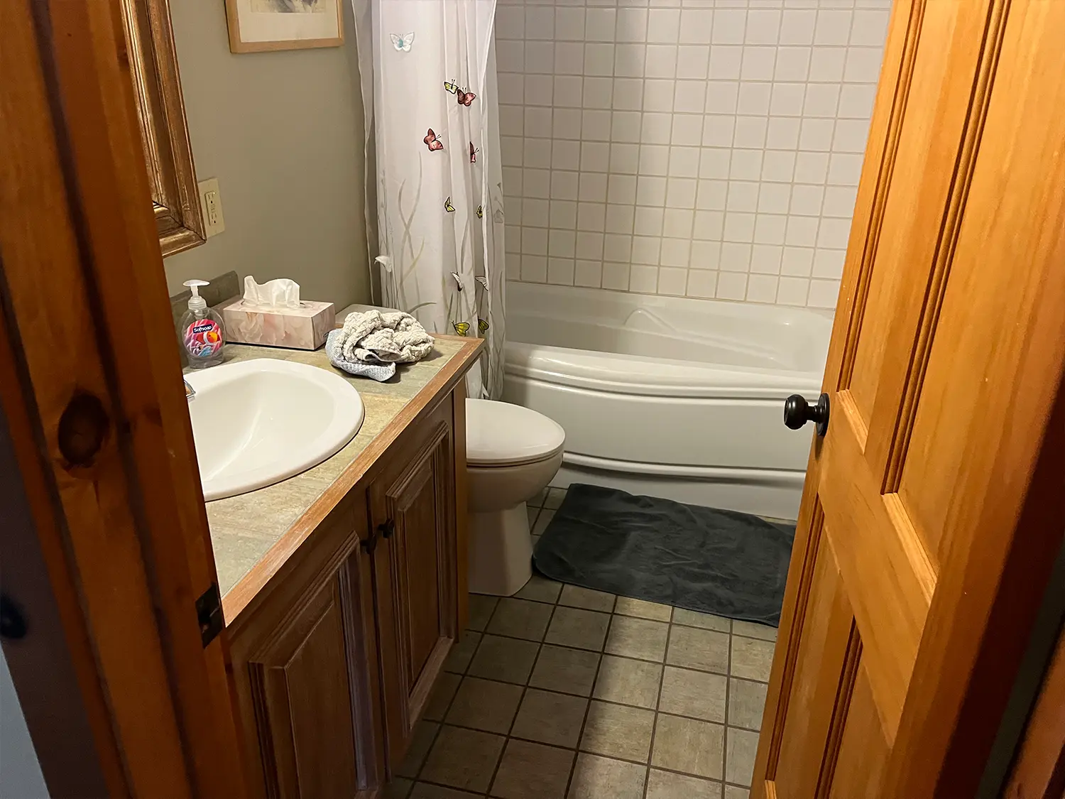 Rénovation chalet salle de bain modernisation Laurentides