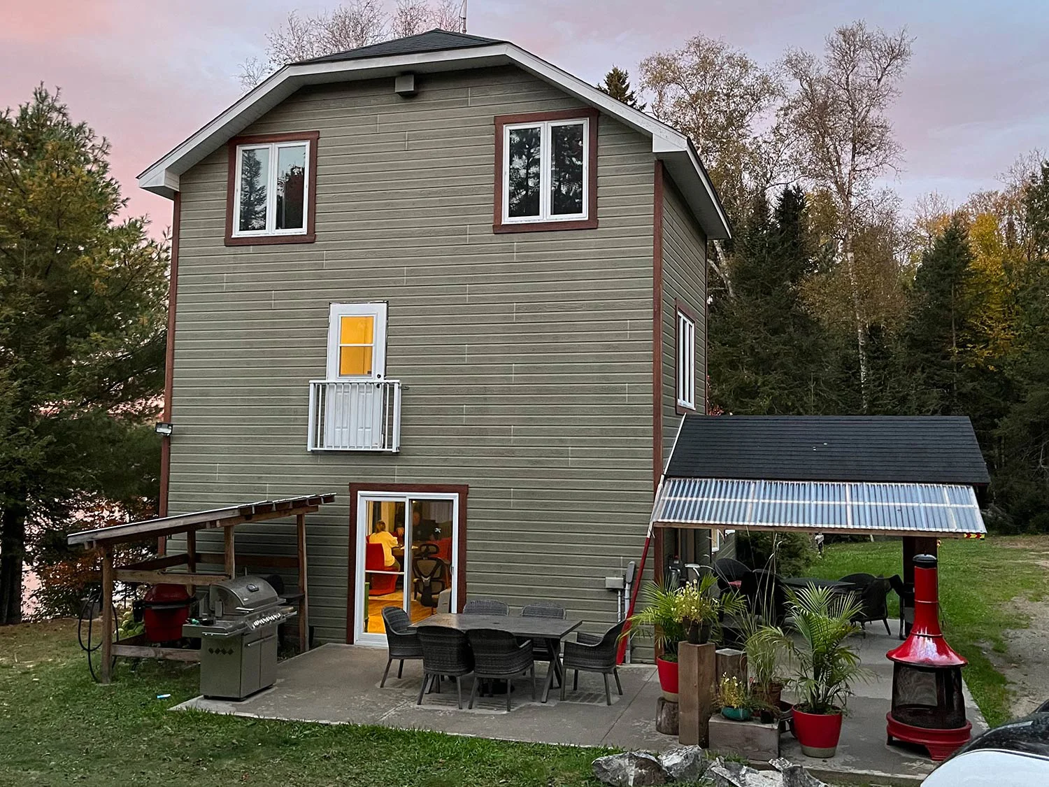 Rénovation Maison Arrière Extérieure Laurentides