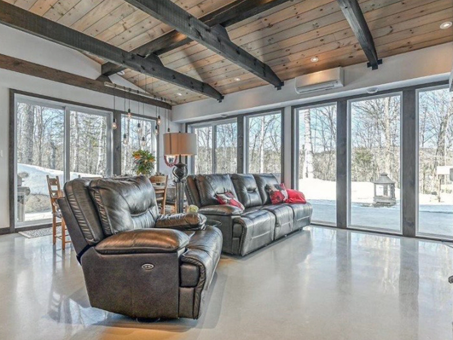 Salon Maison Contemporaine Aménagement Lumineux